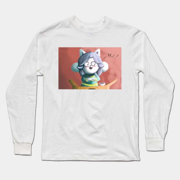 Temmie Long Sleeve T-Shirt by Hewiie